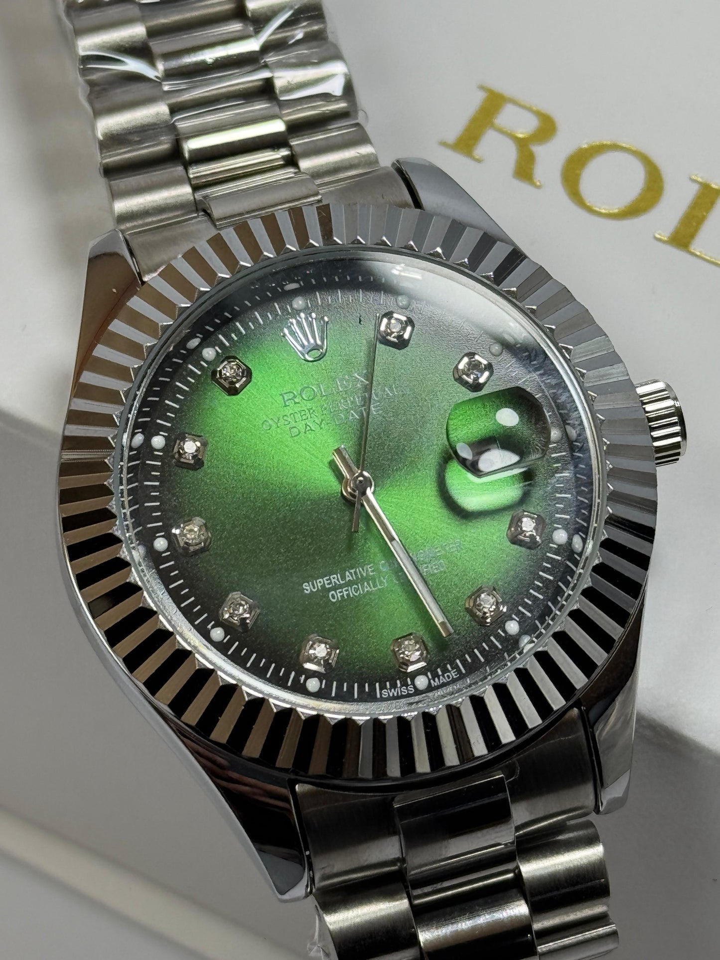 Rolex Oyster Perpetual  - Green Dial