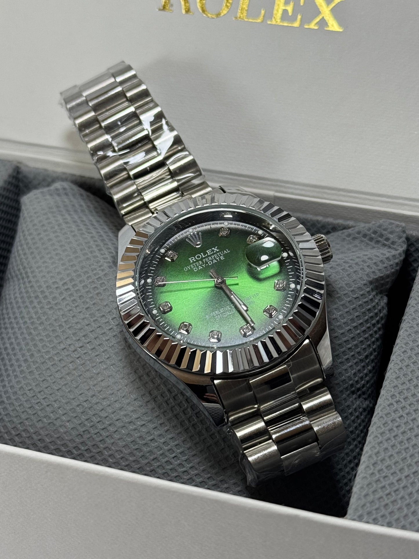 Rolex Oyster Perpetual  - Green Dial