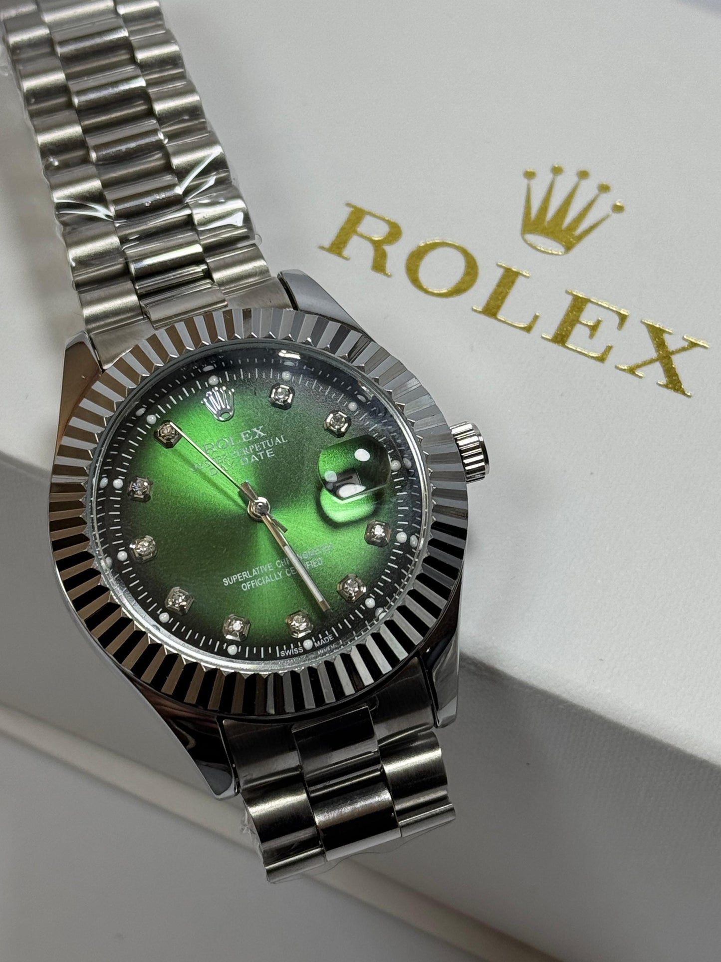 Rolex Oyster Perpetual  - Green Dial