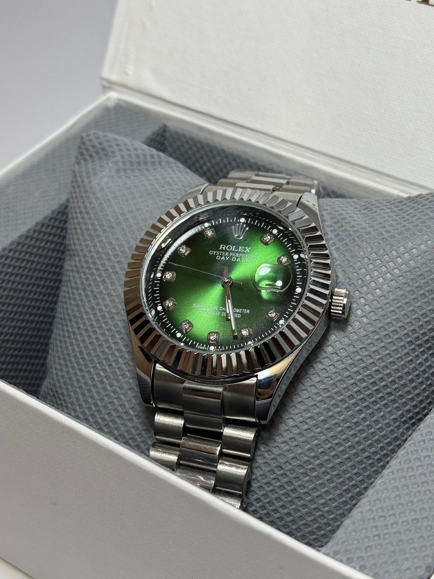 Rolex Oyster Perpetual  - Green Dial