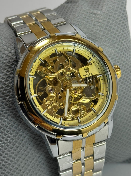 Rolex Skeleton Automatic - Golden Dial