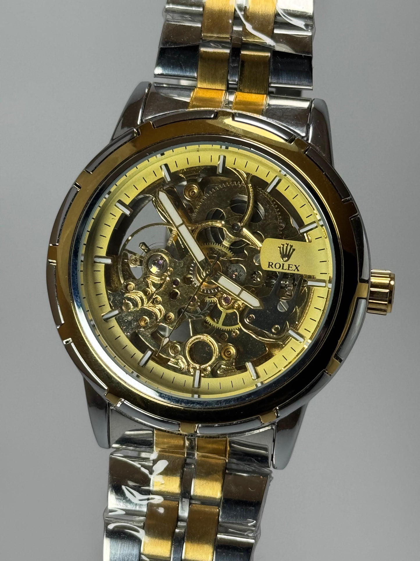 Rolex Skeleton Automatic - Golden Dial